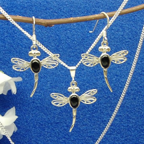 Filigree dragonfly set