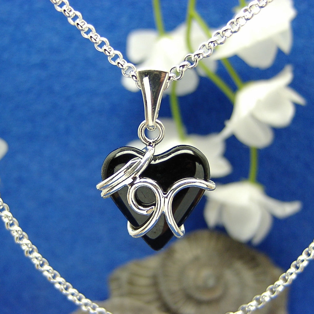 Jet & Silver heart 06