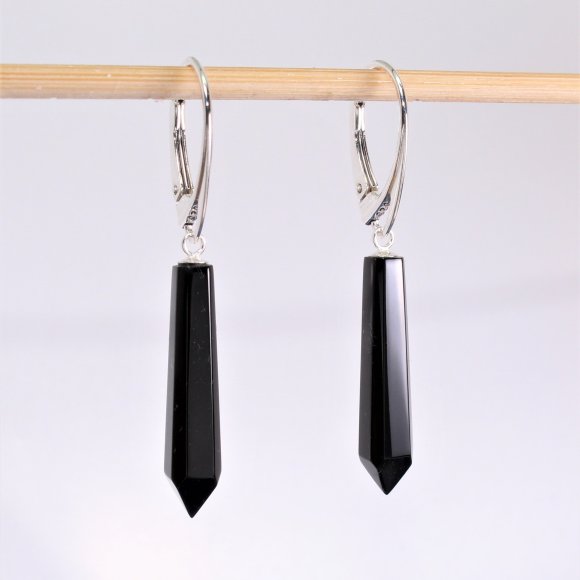 Jet drop earrings 20