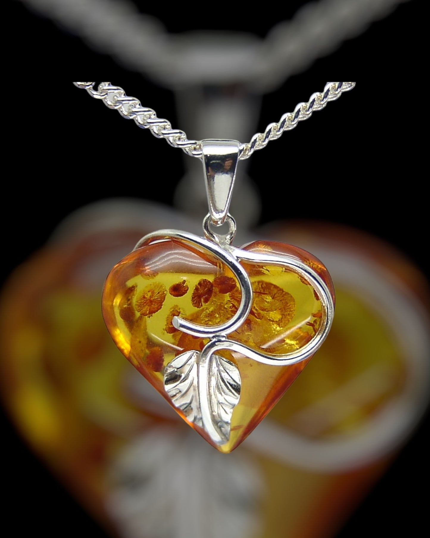 Silver single leaf - 12