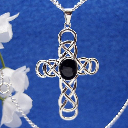 Celtic weave cross