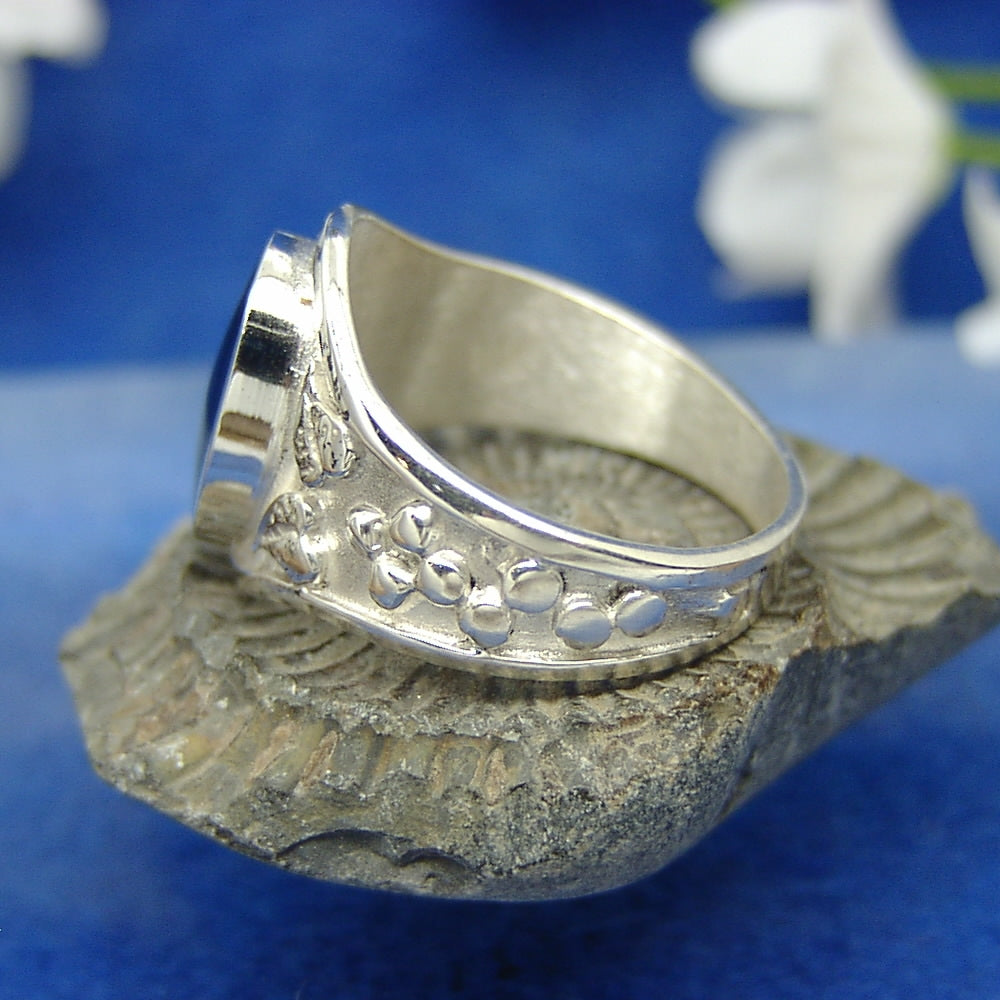 Mens 4 leaf ring