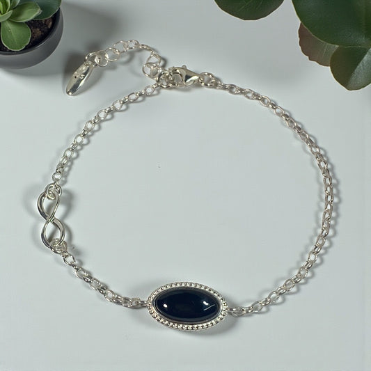 Oval roped edge bracelet