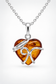 Silver Snake Heart