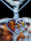 Amber Caged Heart