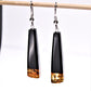 Jet drop earrings 18