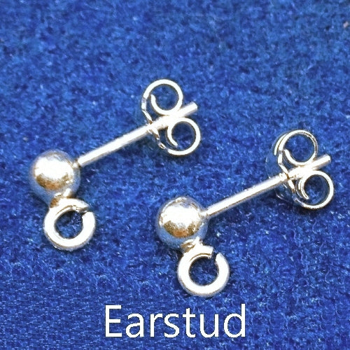 Jet drop earrings 03