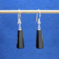 Jet drop earrings 01
