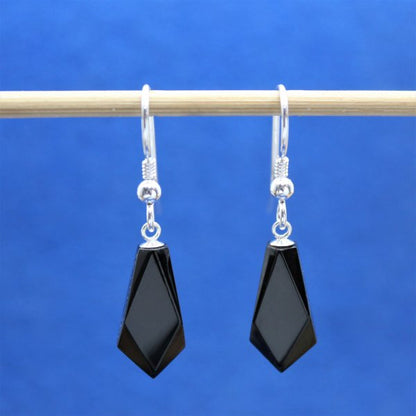 Jet drop earrings 04