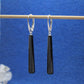 Jet drop earrings 06