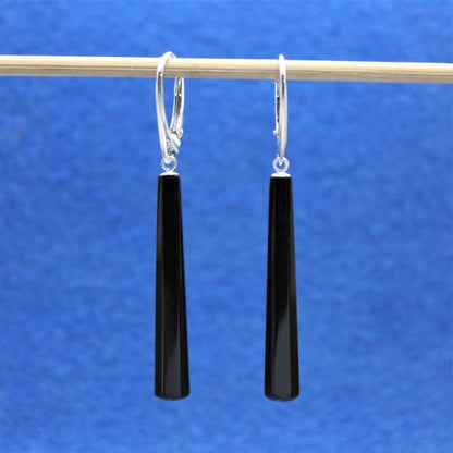 Jet drop earrings 06