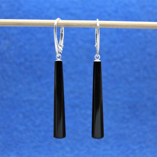 Jet drop earrings 06