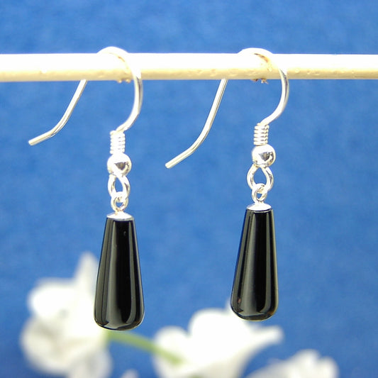 Jet drop earrings 10