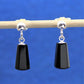 Jet drop earrings 14