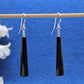 Jet drop earrings 21