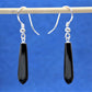 Jet drop earrings 23