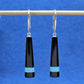 Jet drop earrings 24
