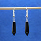 Jet drop earrings 27