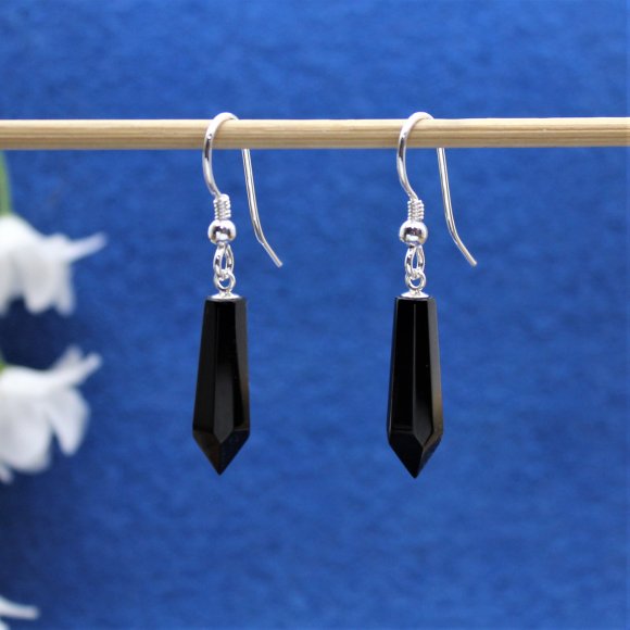 Emily Earrings Jet