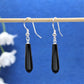 Jet drop earrings 29