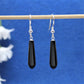 Jet drop earrings 29