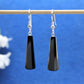 Jet drop earrings 30