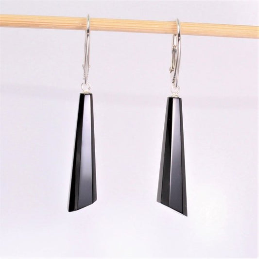 Jet drop earrings 19