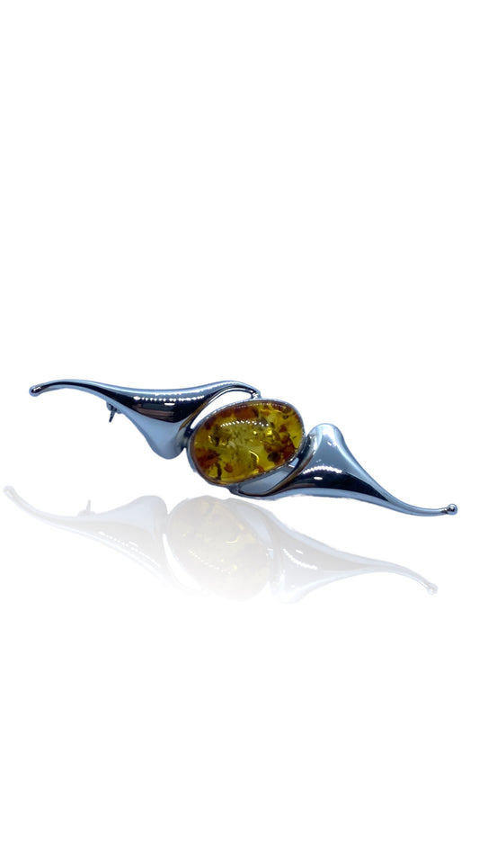 Amber Brooch