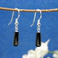 Jet drop earrings 16