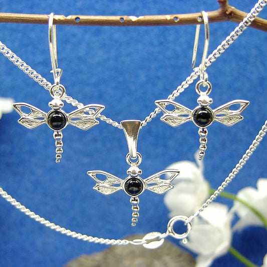 Filigree dragonfly set