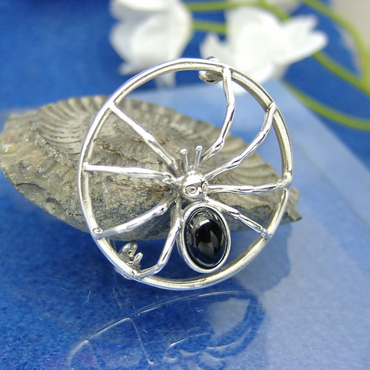 Spider brooch